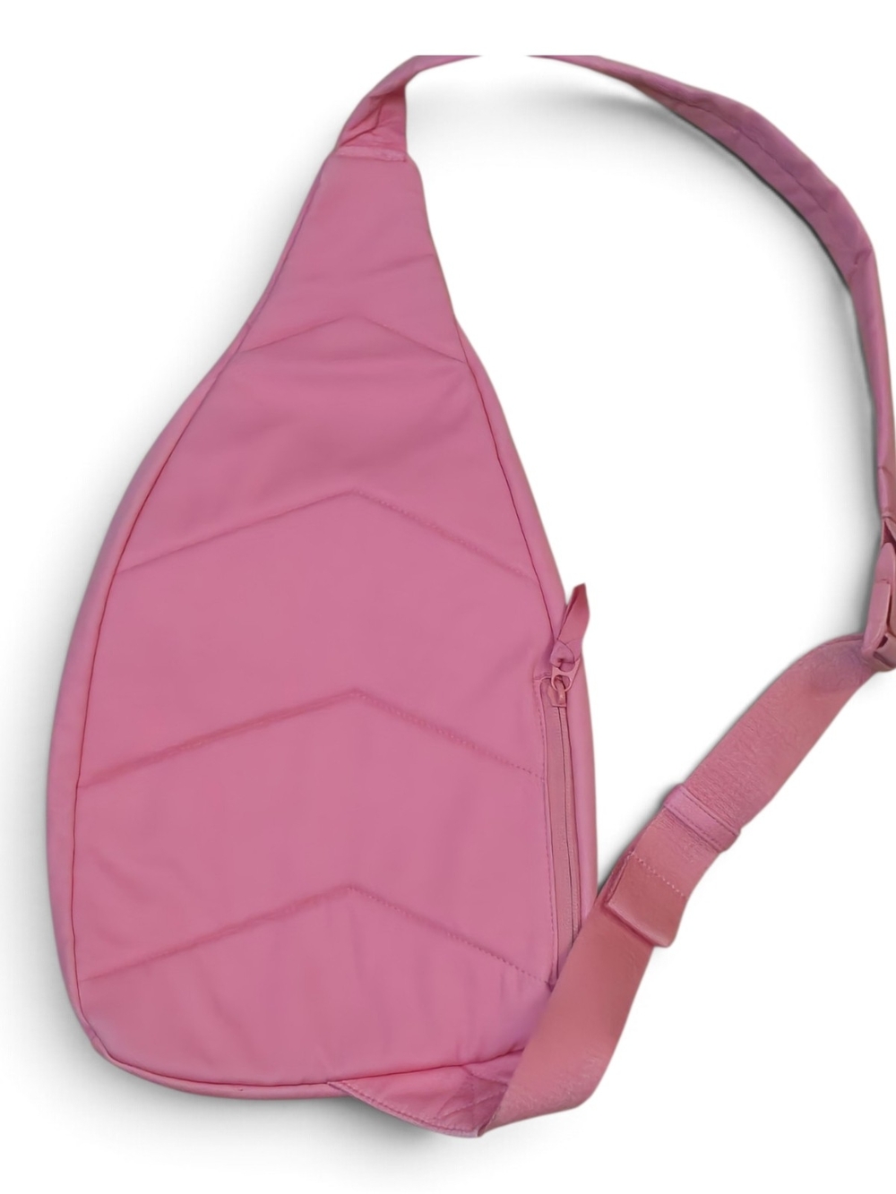 Vera Bradley Rouge Rose Pink Sling Backpack Cotton 9×19 In - Picture 16 of 16